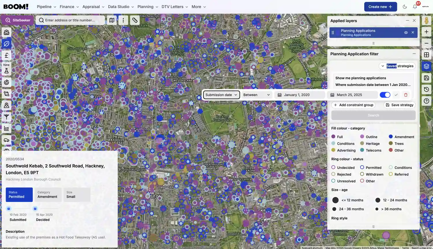 BOOM! Planning screenshot light