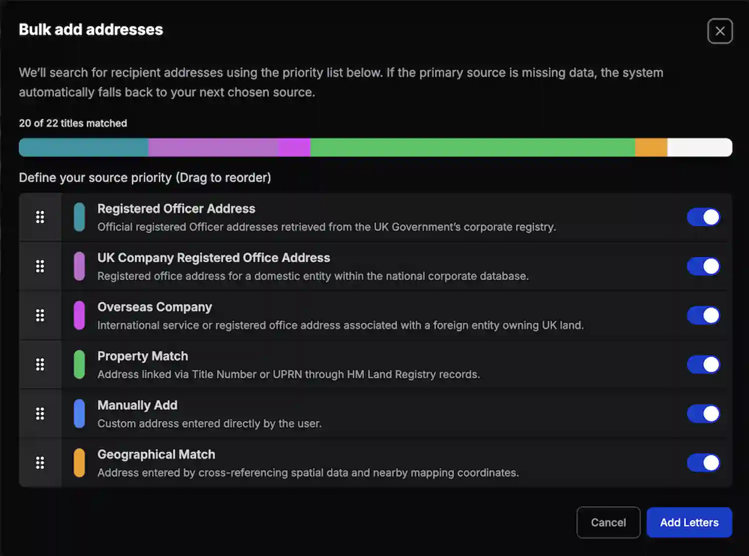 BOOM! Data Studio screenshot dark